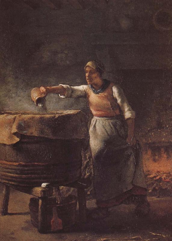 Jean Francois Millet Peasant confect the buck oil painting image
